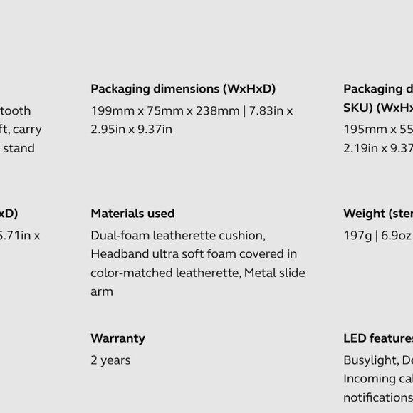 Jabra Evolve2 75 On-Ear Headphones - Black - Picture 11 of 13